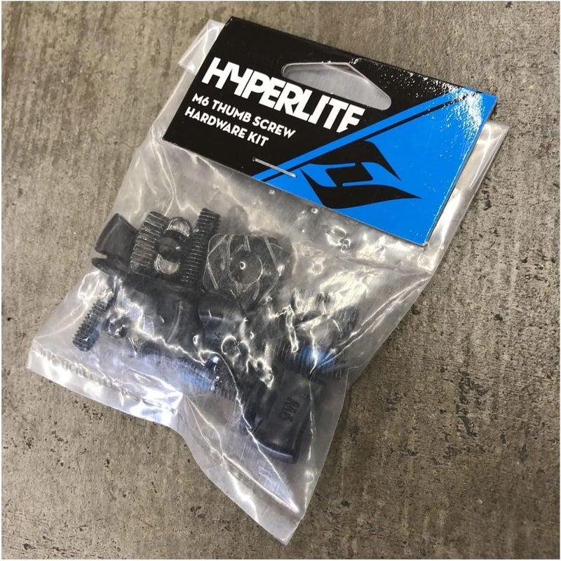 Hyperlite M6 Thumb Screw Hardware Kit - Tool-less Installation with M6 x 20mm Screws - Image 3